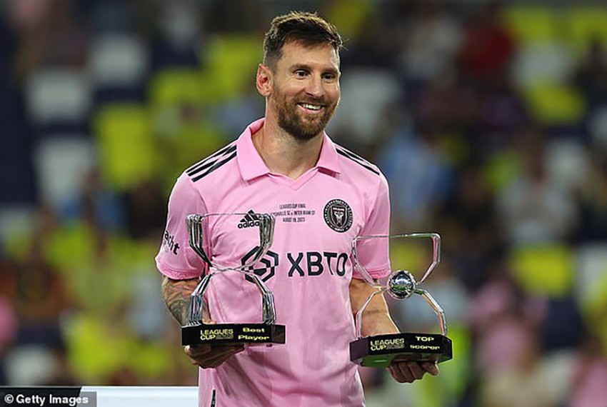 Messi giành hat-trick giải thưởng, truyền cảm hứng cho Inter Miami vô địch Leagues Cup