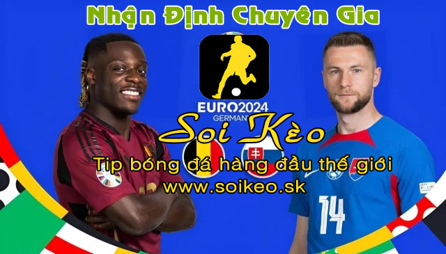 Soi Kèo tip bóng đá Bỉ - Slovakia